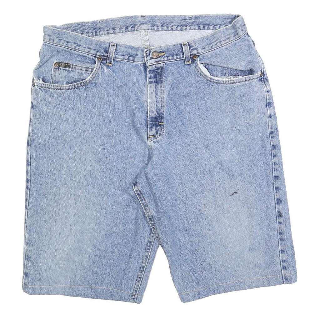 LEE Mens Denim Blue Casual Shorts L W36 Classic Fit Cotton Blend Comfort