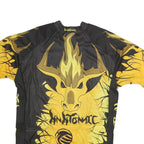 ANATOMIC Mens Black & Yellow Graphic T-Shirt 2XL Short Sleeve Crew Neck