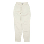 EMMANUEL SCHVILI Betty Boop Mens Trousers Cream Tapered 90s W24 L30