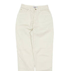 EMMANUEL SCHVILI Betty Boop Mens Trousers Cream Tapered 90s W24 L30