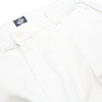 DOCKERS Womens Cotton White Relaxed Tapered Trousers W30 L29 Classic Casual
