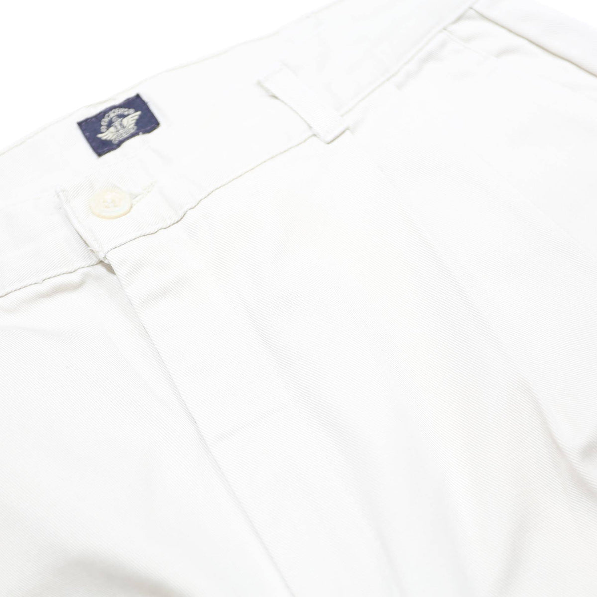 DOCKERS Womens Cotton White Relaxed Tapered Trousers W30 L29 Classic Casual