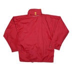 HELLY HANSEN Mens Red & Yellow Outdoor Jacket XS Polyester Zip Retro Sportswear