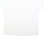 MUSSFELDT DESIGN Mens White Cotton Polo Shirt L St Thomas Pocket Print