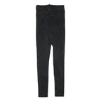 LEVI'S Womens Slim Black Skinny Denim Dark Jeans W26 L33 Stylish Zip