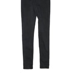 LEVI'S Womens Slim Black Skinny Denim Dark Jeans W26 L33 Stylish Zip