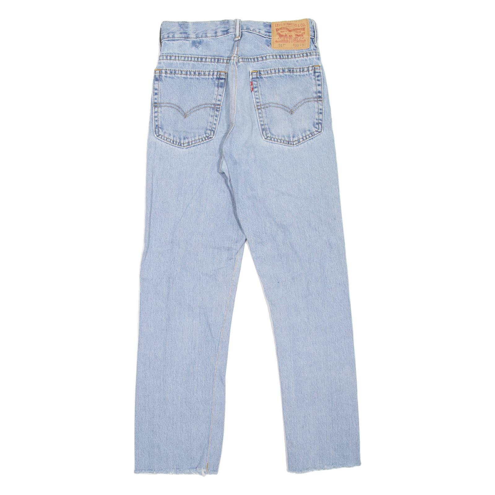 LEVI'S Altered Womens Jeans Blue Slim Straight Stone Wash W24 L26