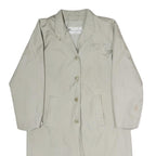 CLAUDE HAVREY Mens Beige Cotton Classic Button Jacket M Plain Casual Outerwear