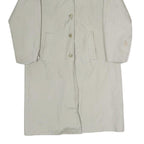 CLAUDE HAVREY Mens Beige Cotton Classic Button Jacket M Plain Casual Outerwear