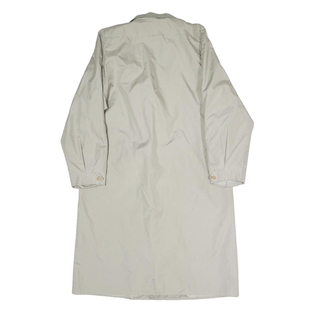 CLAUDE HAVREY Mens Beige Cotton Classic Button Jacket M Plain Casual Outerwear