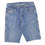 WRANGLER Mens Denim Blue Shorts L W36 Classic Fit Casual Cotton Blend