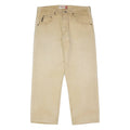 WRANGLER Mens Jeans Beige Regular Straight W32 L25