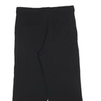 MASSIMO DUTTI Womens Black Polyester Blend Relaxed Straight Trousers W36 L28