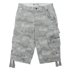 MILITIA SURPS Mens Shorts Grey Camouflage Cargo M W32 Authentic Classic