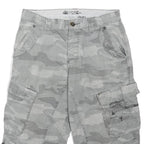 MILITIA SURPS Mens Shorts Grey Camouflage Cargo M W32 Authentic Classic