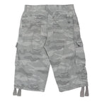 MILITIA SURPS Mens Shorts Grey Camouflage Cargo M W32 Authentic Classic
