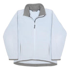 BERGHAUS Womens Blue & Grey Fleece Jacket UK 14 Polyester Zip Up Outdoor