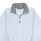 BERGHAUS Womens Blue & Grey Fleece Jacket UK 14 Polyester Zip Up Outdoor