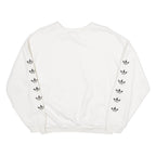 ADIDAS Womens Sweatshirt White UK 6
