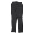 LEVI'S Womens Jeans Black Slim Skinny Denim Raw W27 L34 Stylish Comfort