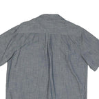 DICKIES Mens Grey Workwear Cotton Blend Shirt XL Casual Button-Up