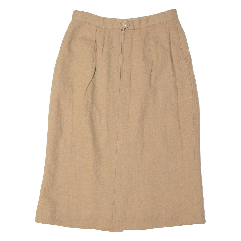 EVAN PICONE Womens Pencil Skirt Beige Knee Length Wool S