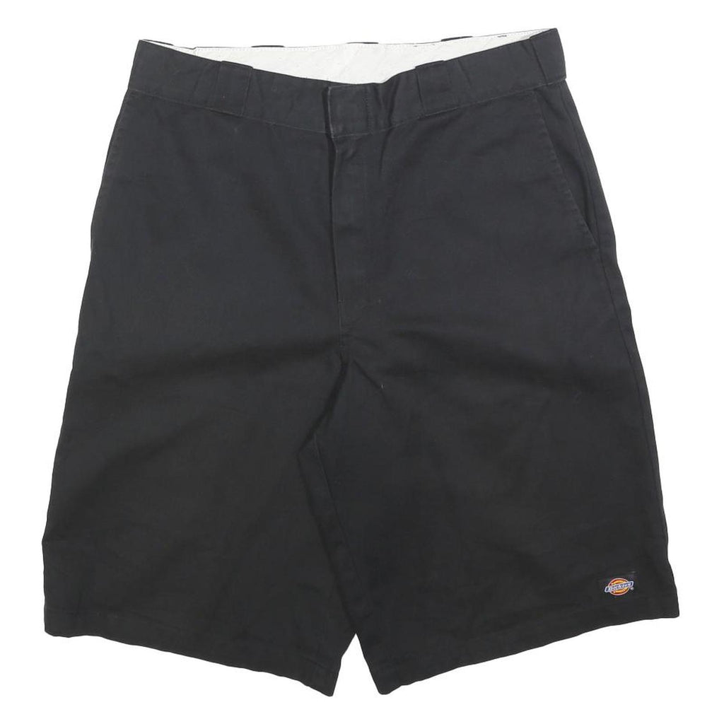 DICKIES Mens Black Casual Shorts M W34 Cotton Blend Workwear