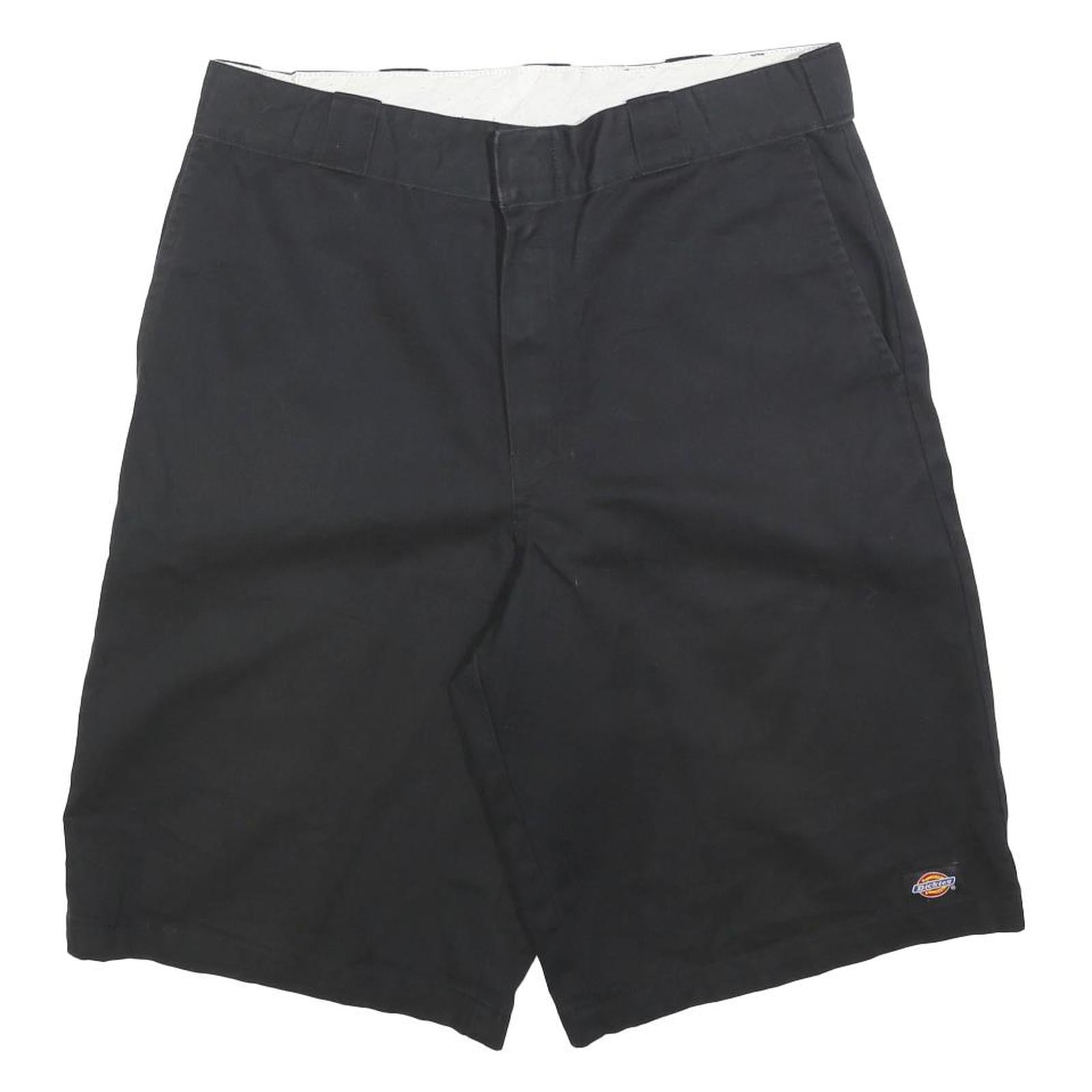 DICKIES Mens Black Casual Shorts M W34 Cotton Blend Workwear