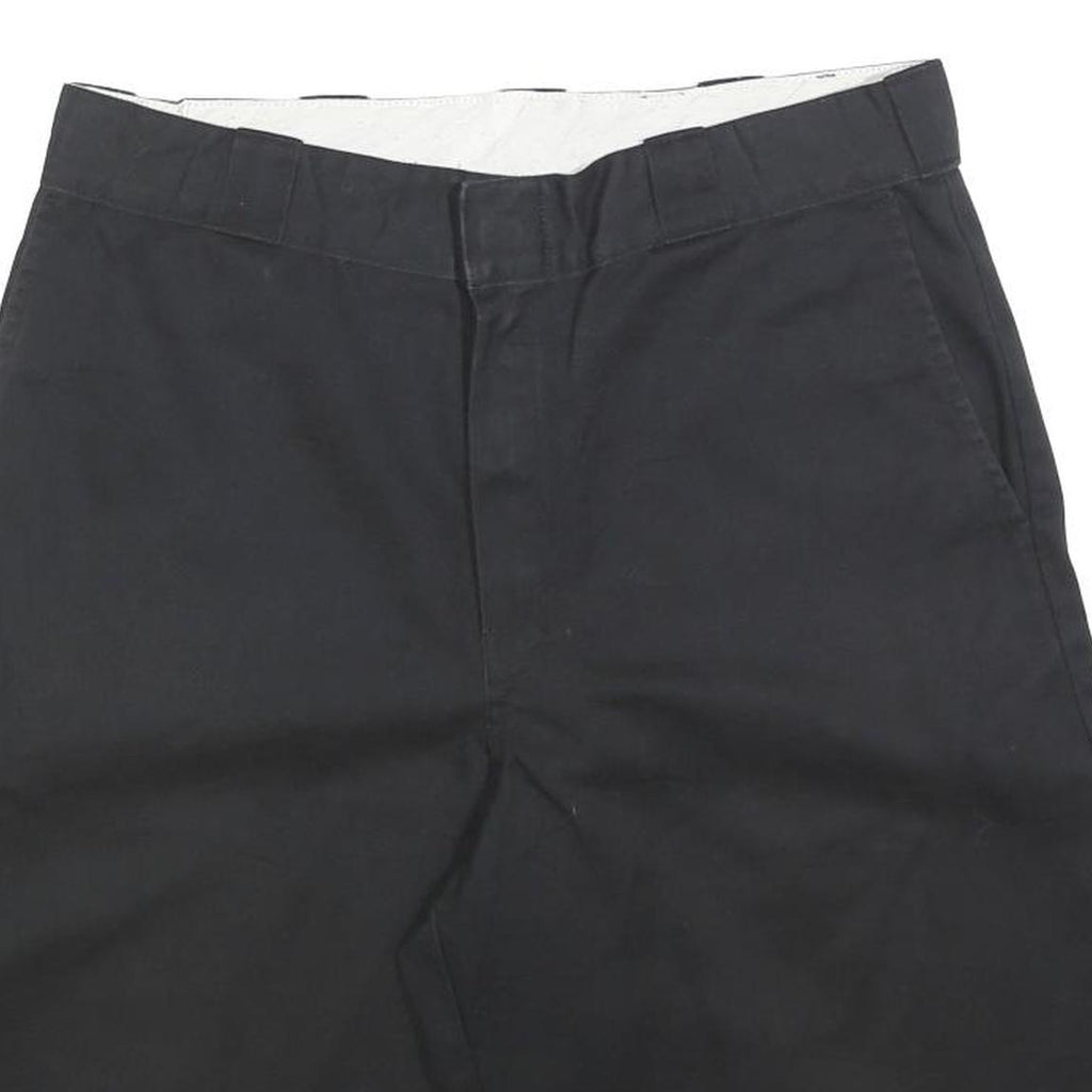 DICKIES Mens Black Casual Shorts M W34 Cotton Blend Workwear