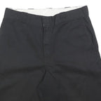DICKIES Mens Black Casual Shorts M W34 Cotton Blend Workwear