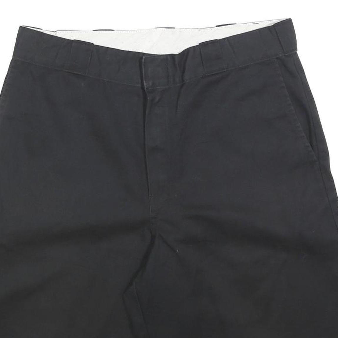 DICKIES Mens Black Casual Shorts M W34 Cotton Blend Workwear