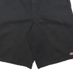 DICKIES Mens Black Casual Shorts M W34 Cotton Blend Workwear