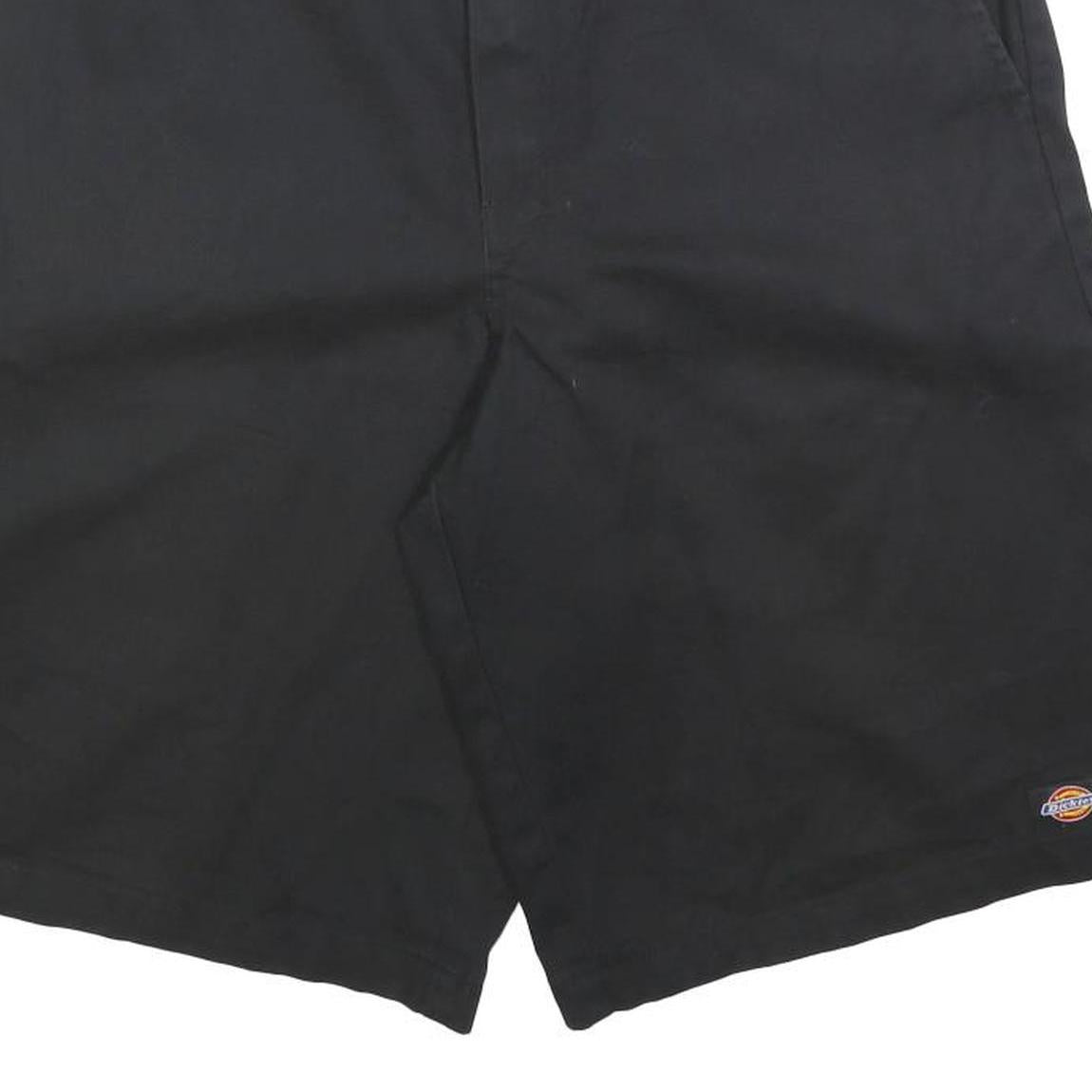 DICKIES Mens Black Casual Shorts M W34 Cotton Blend Workwear