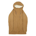 COLUMBIA Womens Brown Outdoor Jacket S Polyester Blend Woven Plain Zip Hooded