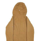 COLUMBIA Womens Brown Outdoor Jacket S Polyester Blend Woven Plain Zip Hooded