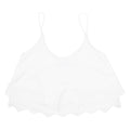 ZARA Womens Camisole Blouse White Sleeveless Viscose S