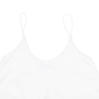 ZARA Womens Camisole Blouse White Sleeveless Viscose S