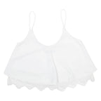 ZARA Womens Camisole Blouse White Sleeveless Viscose S