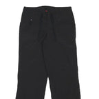 THE NORTH FACE Womens Black Nylon Relaxed Straight Leg Trousers W32 L31 Outdoor
