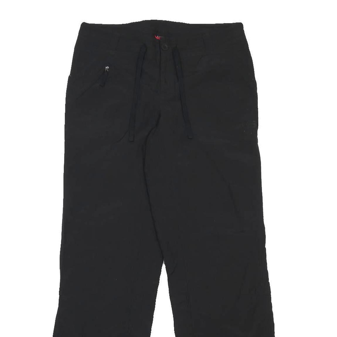 THE NORTH FACE Womens Black Nylon Relaxed Straight Leg Trousers W32 L31 Outdoor