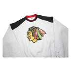 THE GAME Mens Grey Black & Red Crew Neck L Cotton Blend Sweatshirt Chicago Style