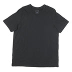 ADIDAS Mens Black Team Graphic T-Shirt L Short Sleeve Crew Neck Sports Casual