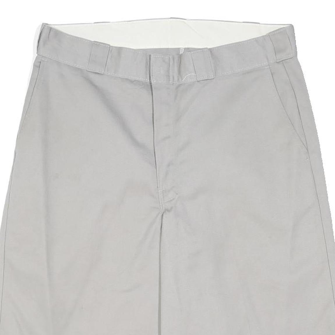DICKIES Mens Shorts Grey Casual L W36 Workwear Straight Leg