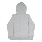 LEVI'S Mens Grey Hoodie S Cotton Blend Pullover Hooded Sweatshirt Logo