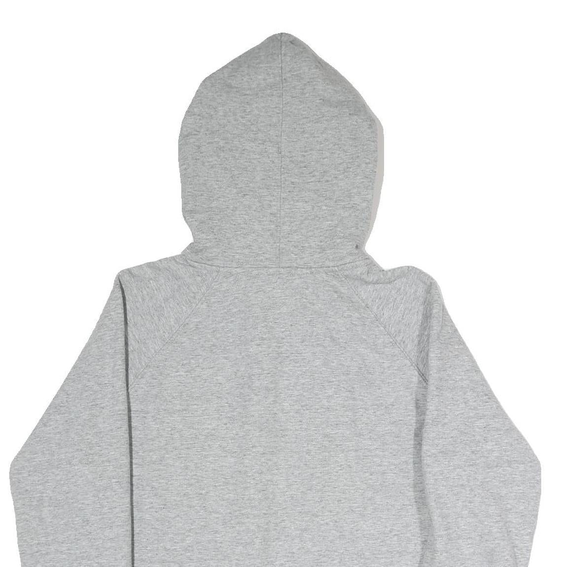 LEVI'S Mens Grey Hoodie S Cotton Blend Pullover Hooded Sweatshirt Logo
