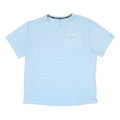 NIKE Mens Blue Running T-Shirt M Short Sleeve Crew Neck Lightweight Sports