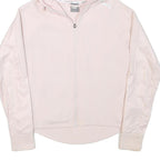 PUMA Womens Pink Hooded Jacket S Polyester Blend Zip Plain Lightweight