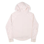 PUMA Womens Pink Hooded Jacket S Polyester Blend Zip Plain Lightweight