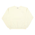 LEE Womens Cream Sweatshirt Crew Neck L Cotton Blend Pullover Casual