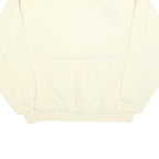 LEE Womens Cream Sweatshirt Crew Neck L Cotton Blend Pullover Casual